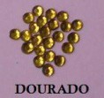 Strass Dourado e Pratedo